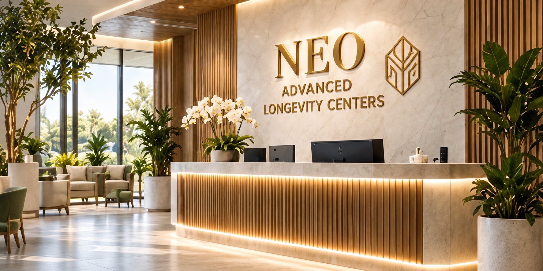 NEO center reception and lounge